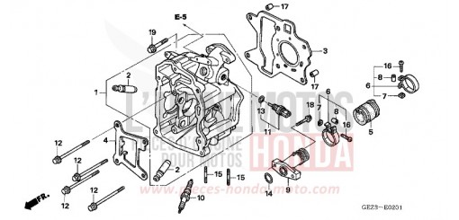CYLINDER HEAD (NPS505/6) NPS505 de 2005